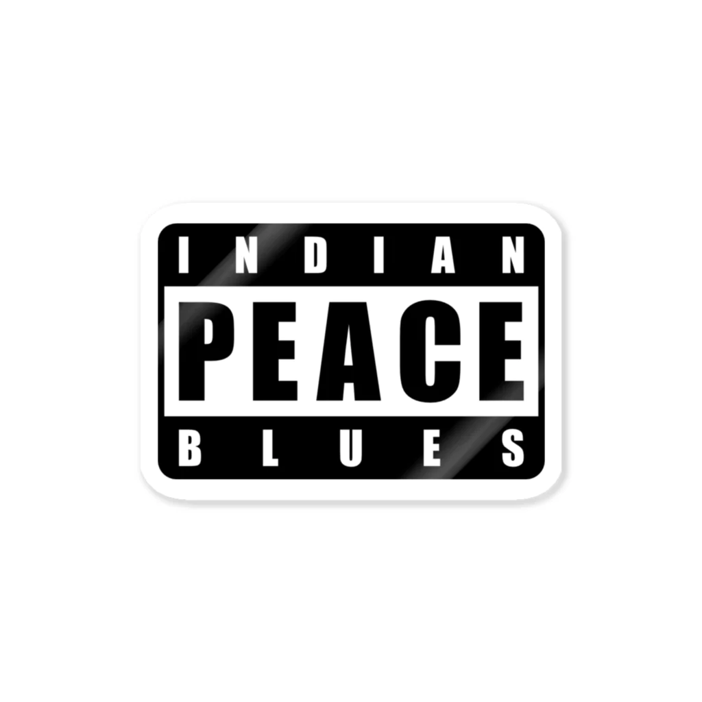 IBのINDIAN PEACE BLUES ステッカー