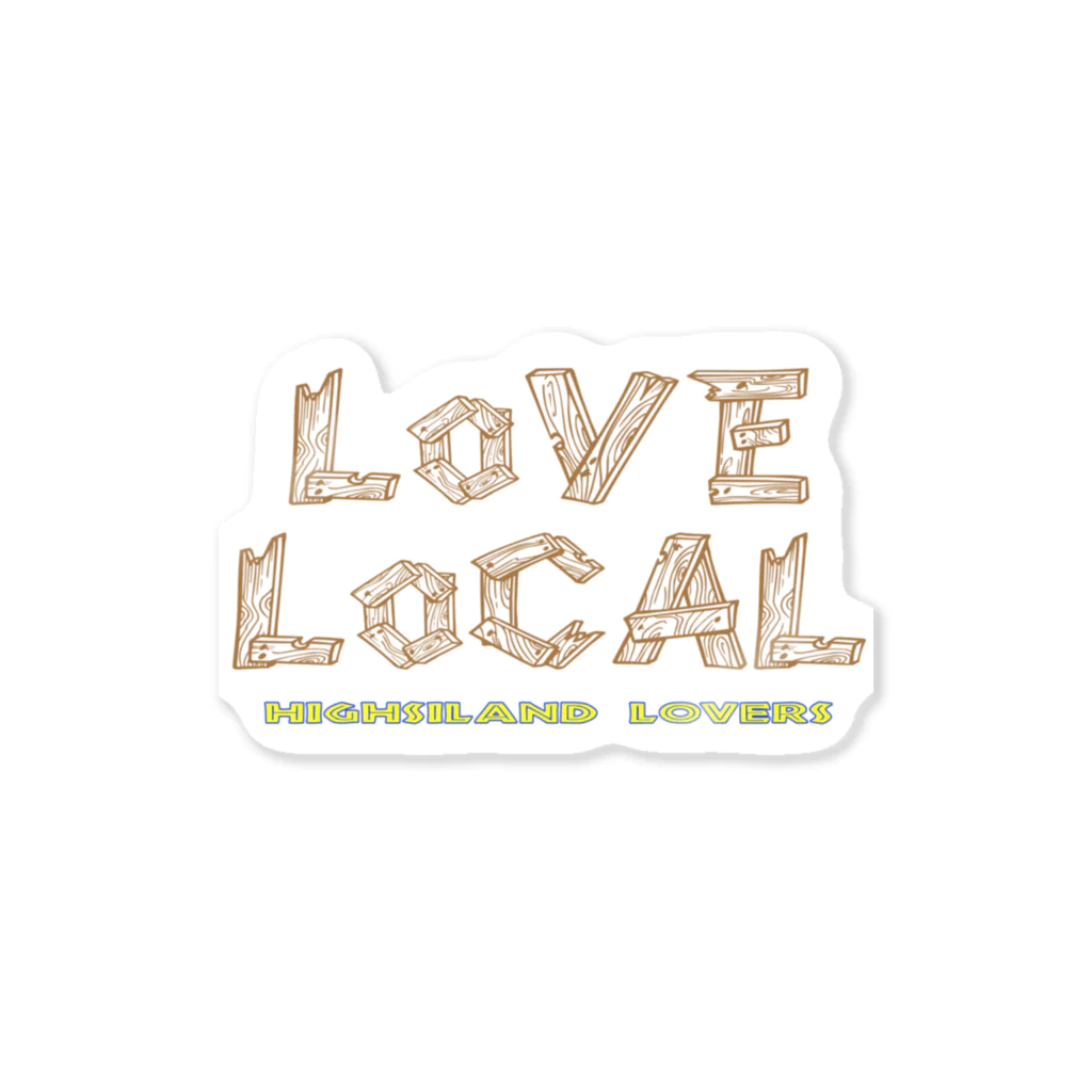 LOVE LOCAL JAPAN.orgのLoVE LoCAL ステッカー