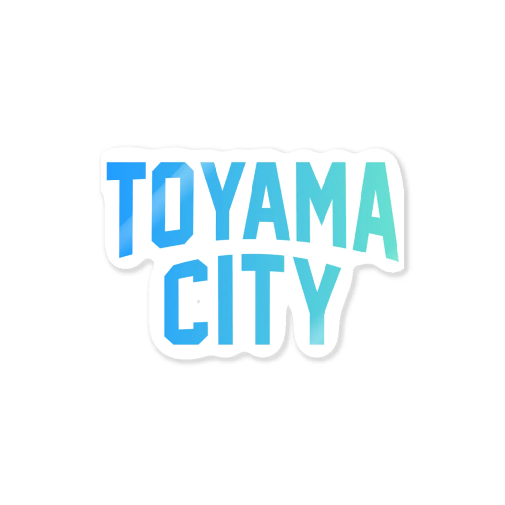 JIMOTO Wear Local Japanの 富山市 TOYAMA CITY Sticker