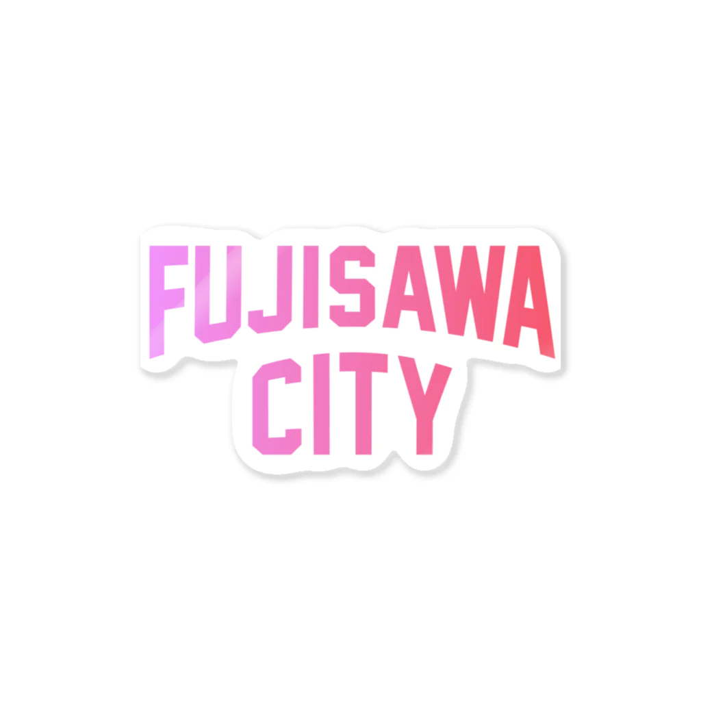 JIMOTO Wear Local Japanの 藤沢市 FUJISAWA CITY ステッカー