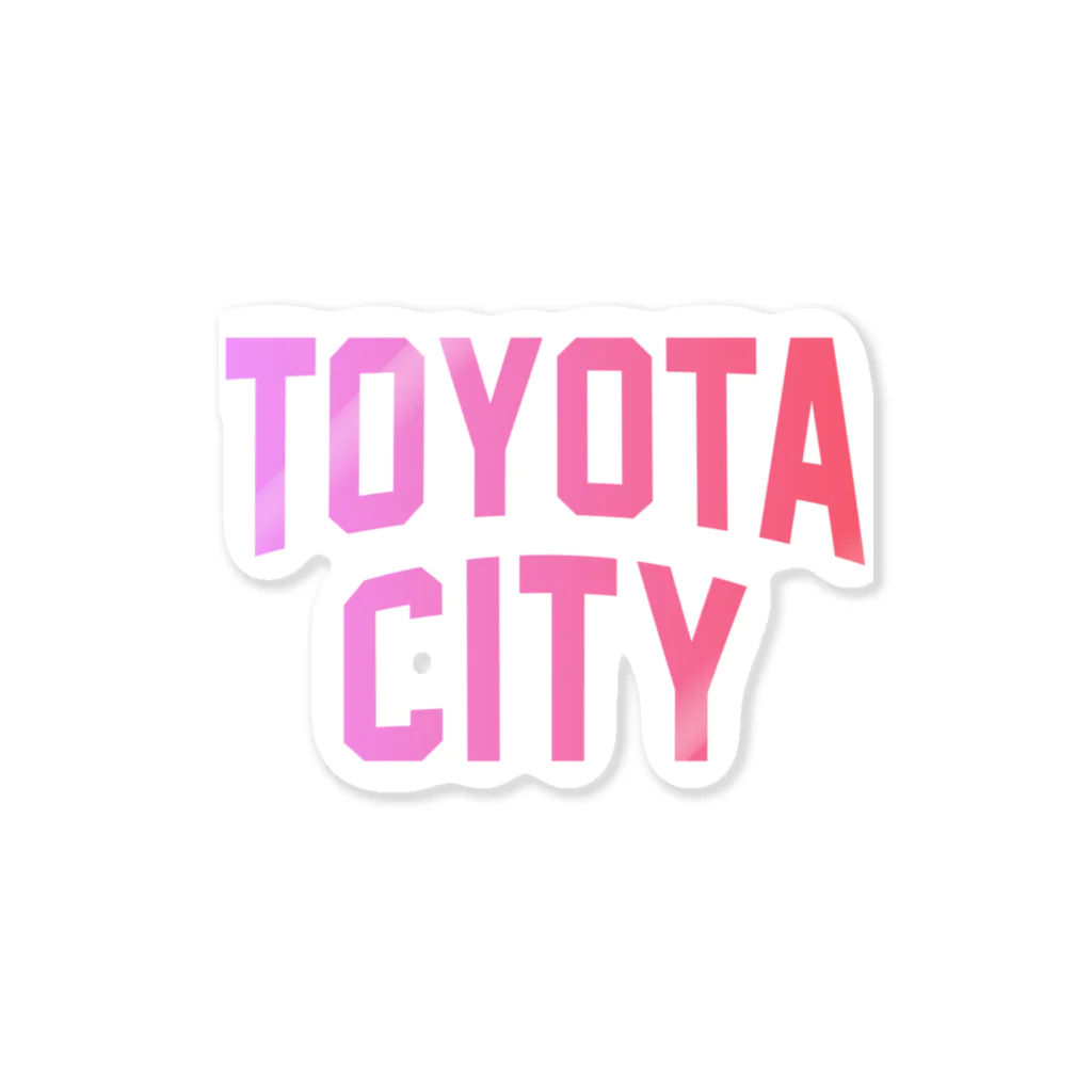 JIMOTO Wear Local Japanの豊田市 TOYOTA CITY ステッカー