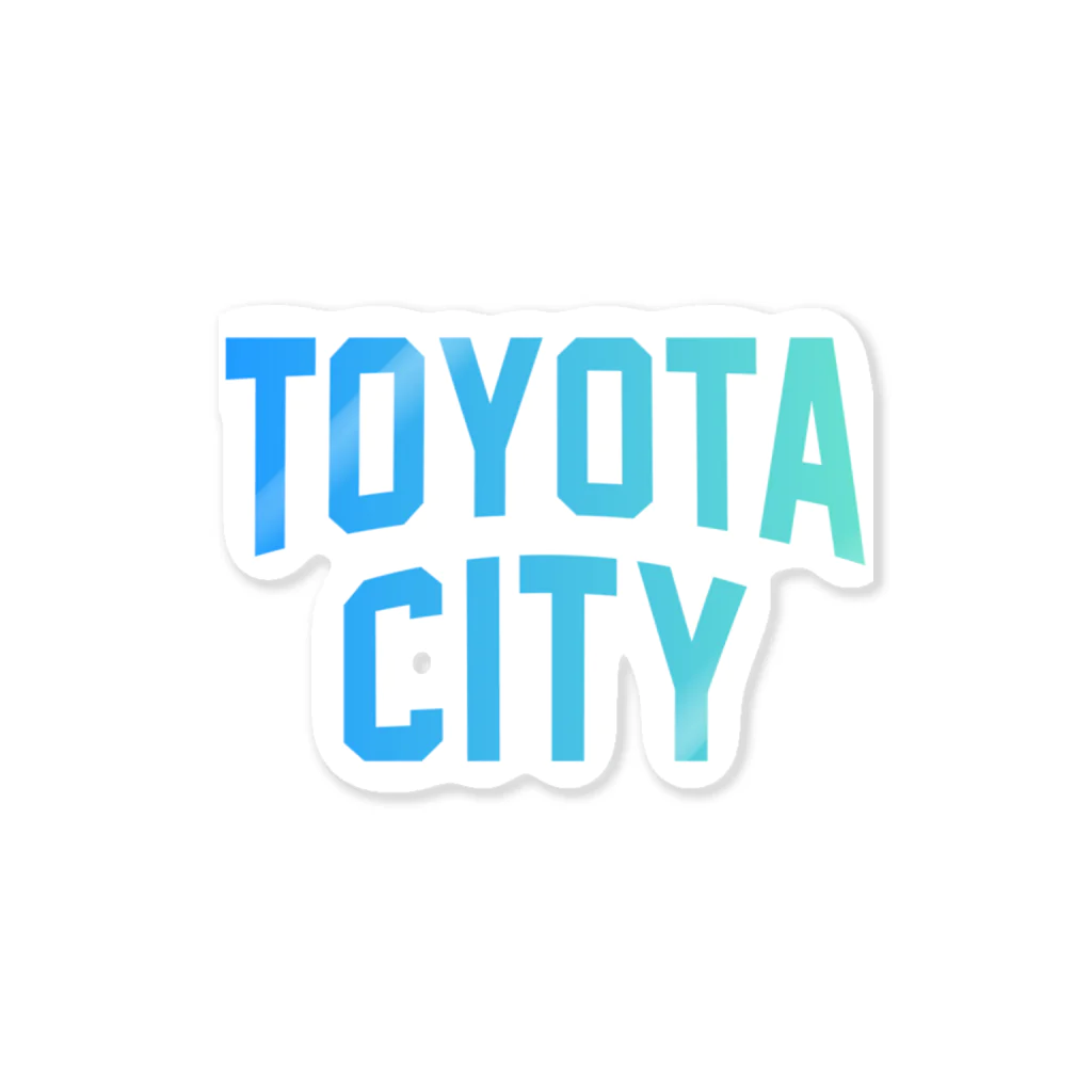 JIMOTO Wear Local Japanの豊田市 TOYOTA CITY ステッカー