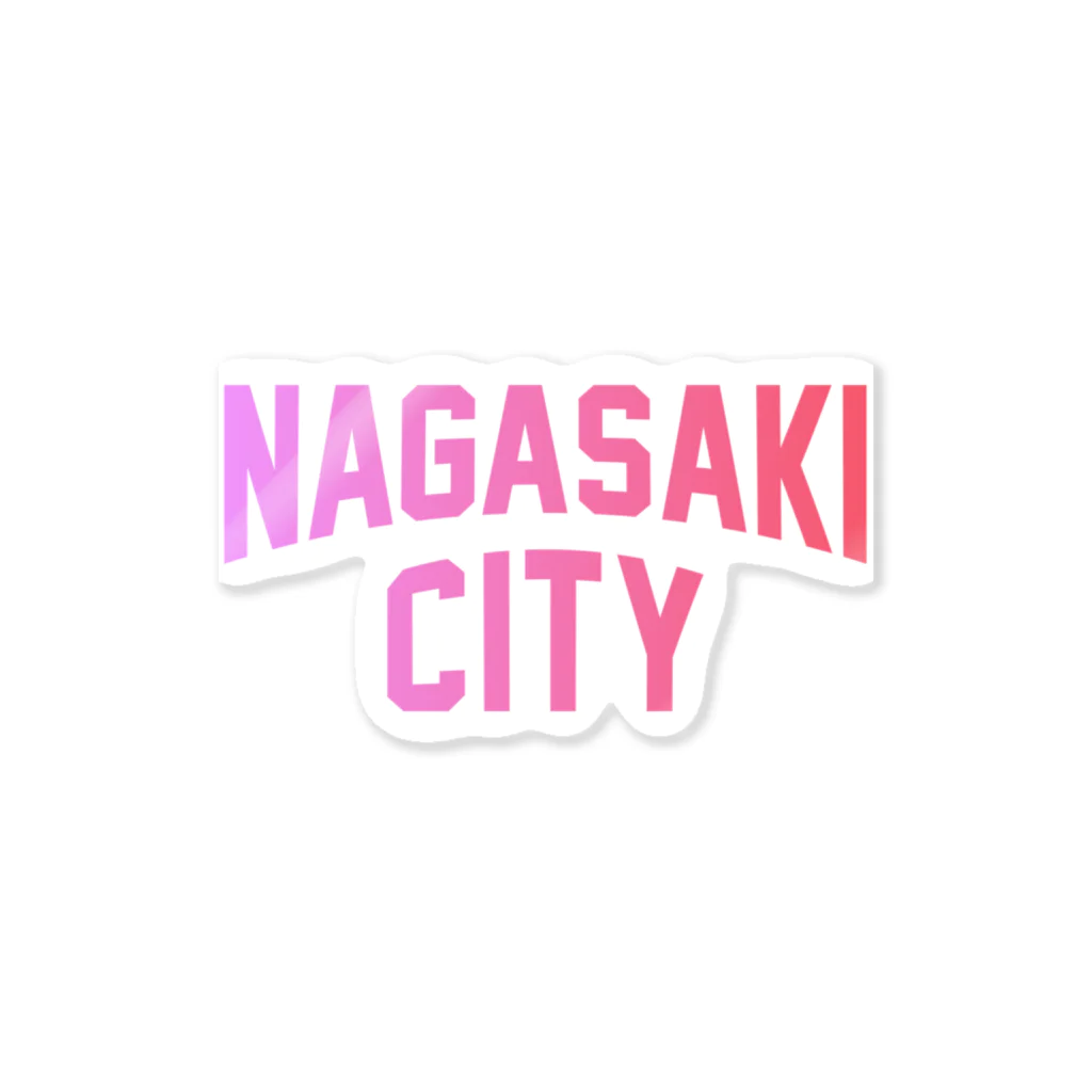 JIMOTOE Wear Local Japanの長崎市 NAGASAKI CITY Sticker