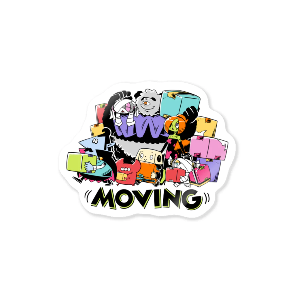 masilloの((MOVING)) ステッカー