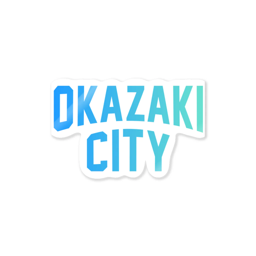 JIMOTO Wear Local Japanの岡崎市 OKAZAKI CITY Sticker