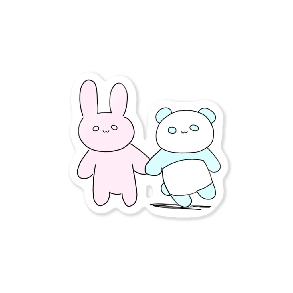 MOMOPANDA.百熊猫。のうさパンTM Sticker