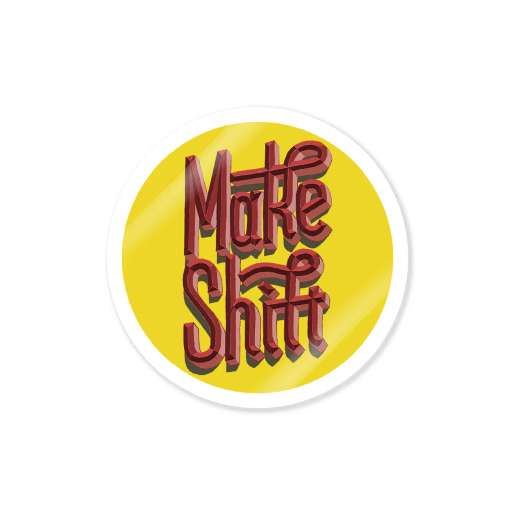 tatsushimbunのMake Shift Sticker ステッカー