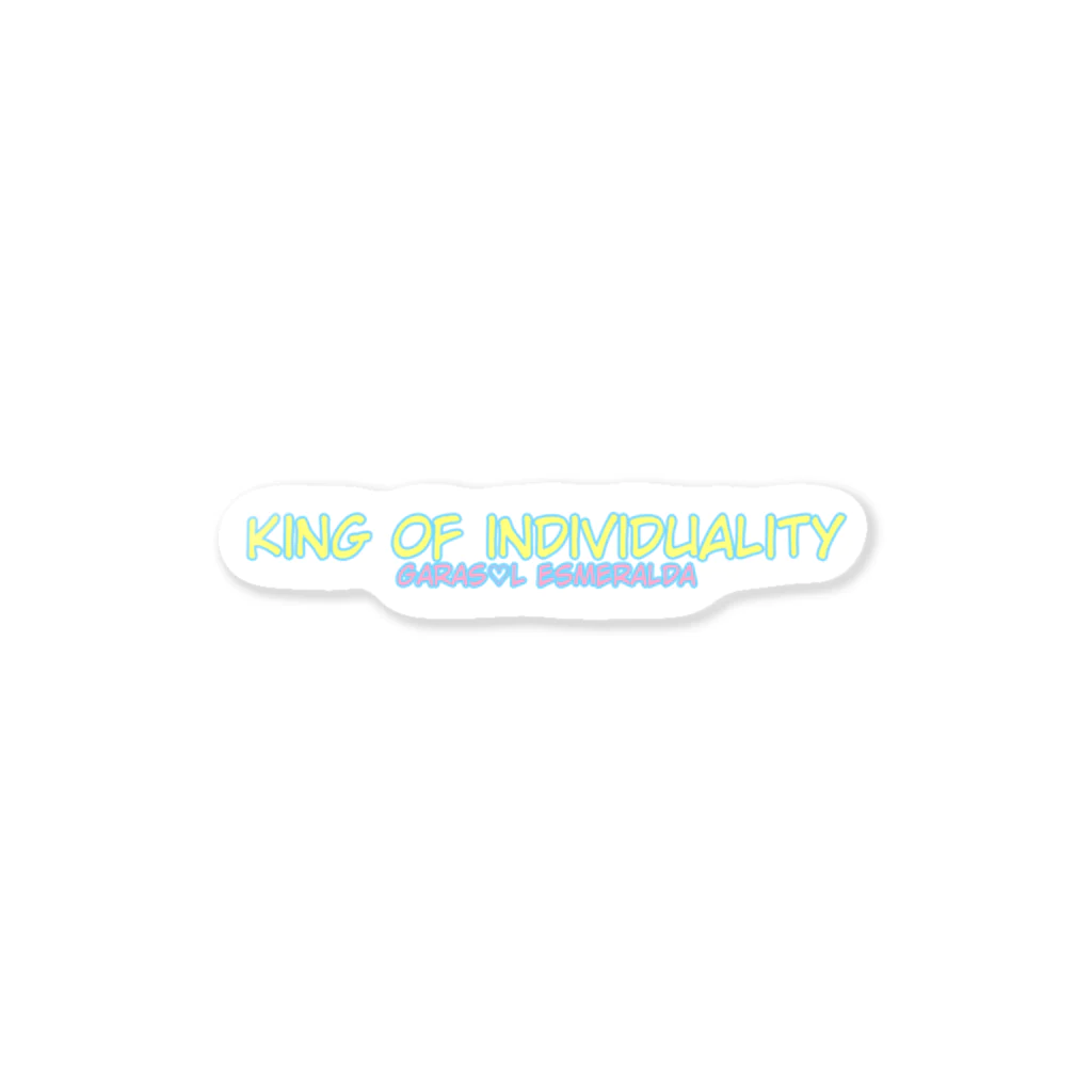 ♢♢宝石箱♢♢のKing of individuality/GIRAS♡L ESMERALDA Sticker