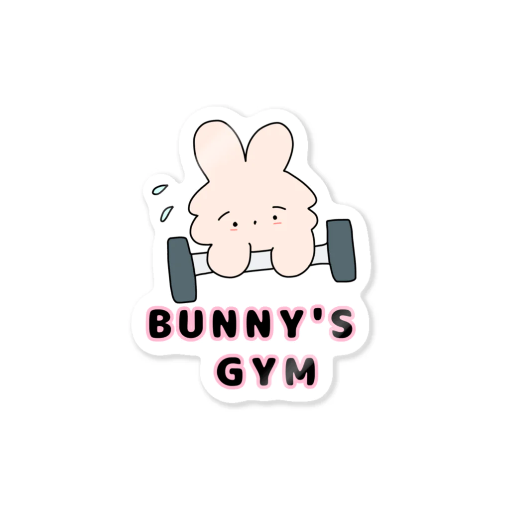 バナバニーShopのBANNY'S☆GYM ステッカー