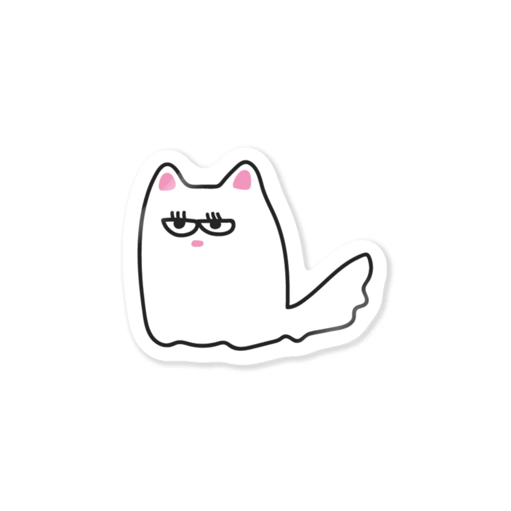 チリツモのおぶすにゃんこ Sticker