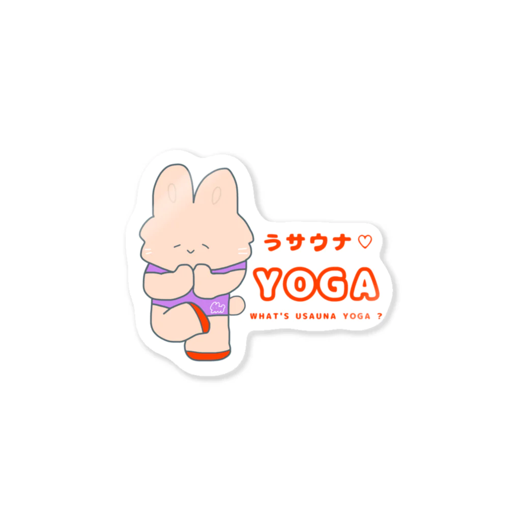 にゃんこ日替り湯のうサウナ♡yoga🧘‍♀️ ステッカー