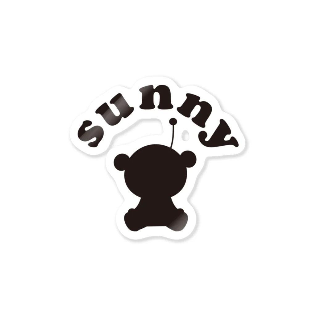 sunnyのsunnyキャラクターシルエット Sticker