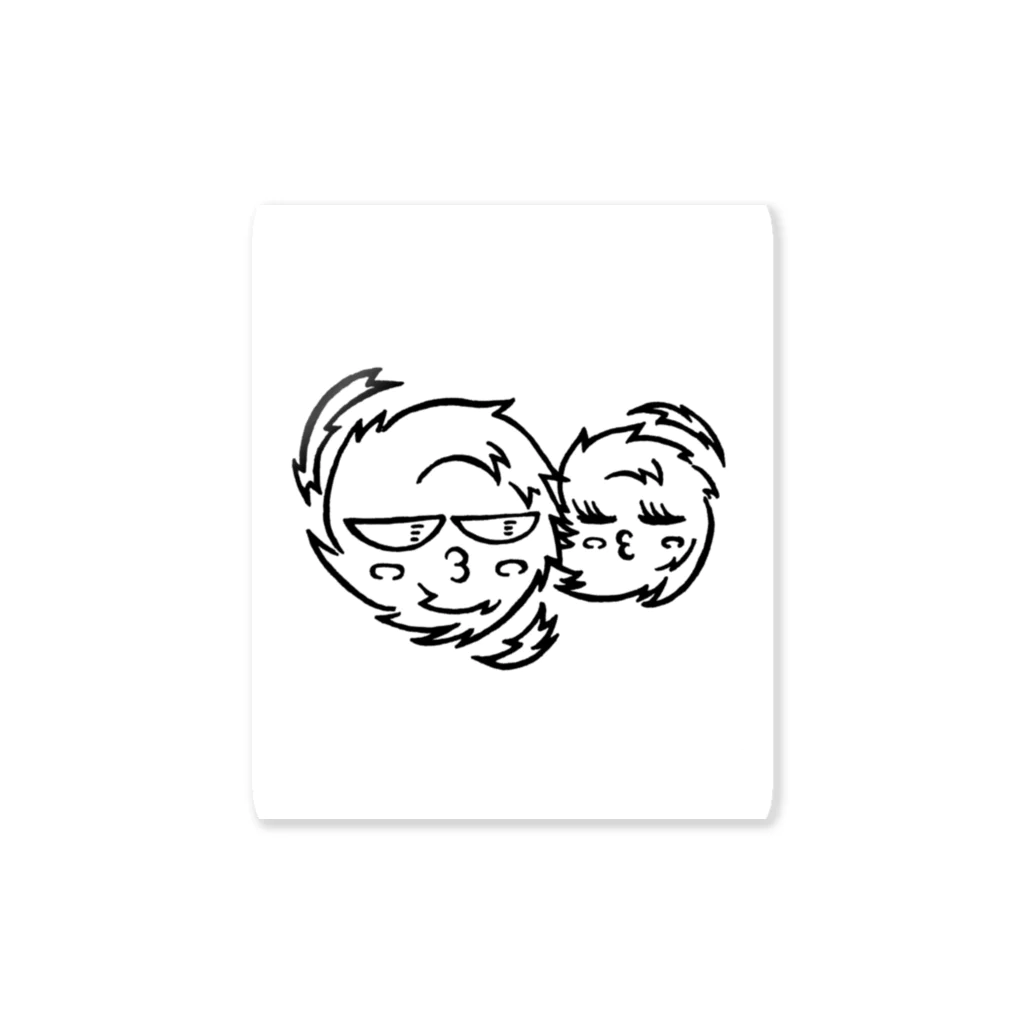 カリツォーの台夫婦 Sticker