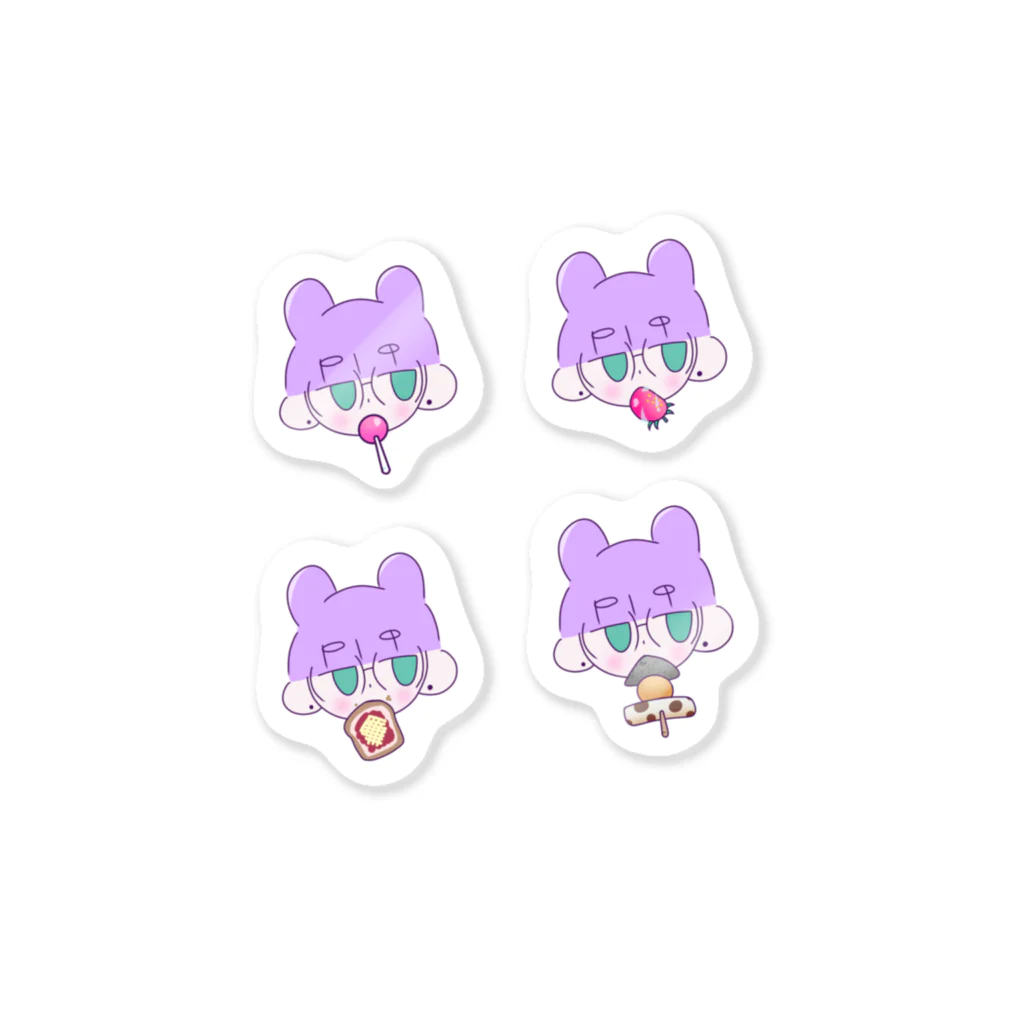 もるもっと怪獣のもぐもぐもるちゃん オールスターズ Sticker