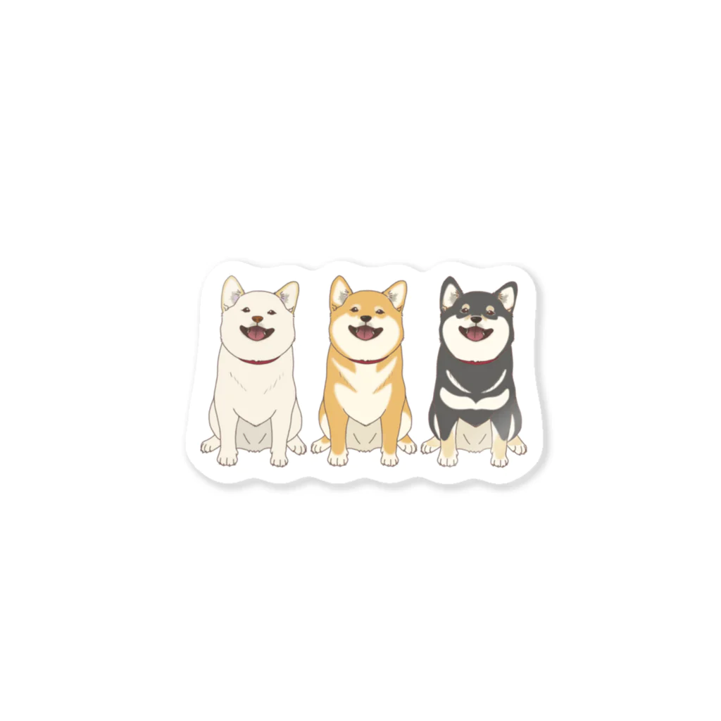 muniの三柴トリオ Sticker