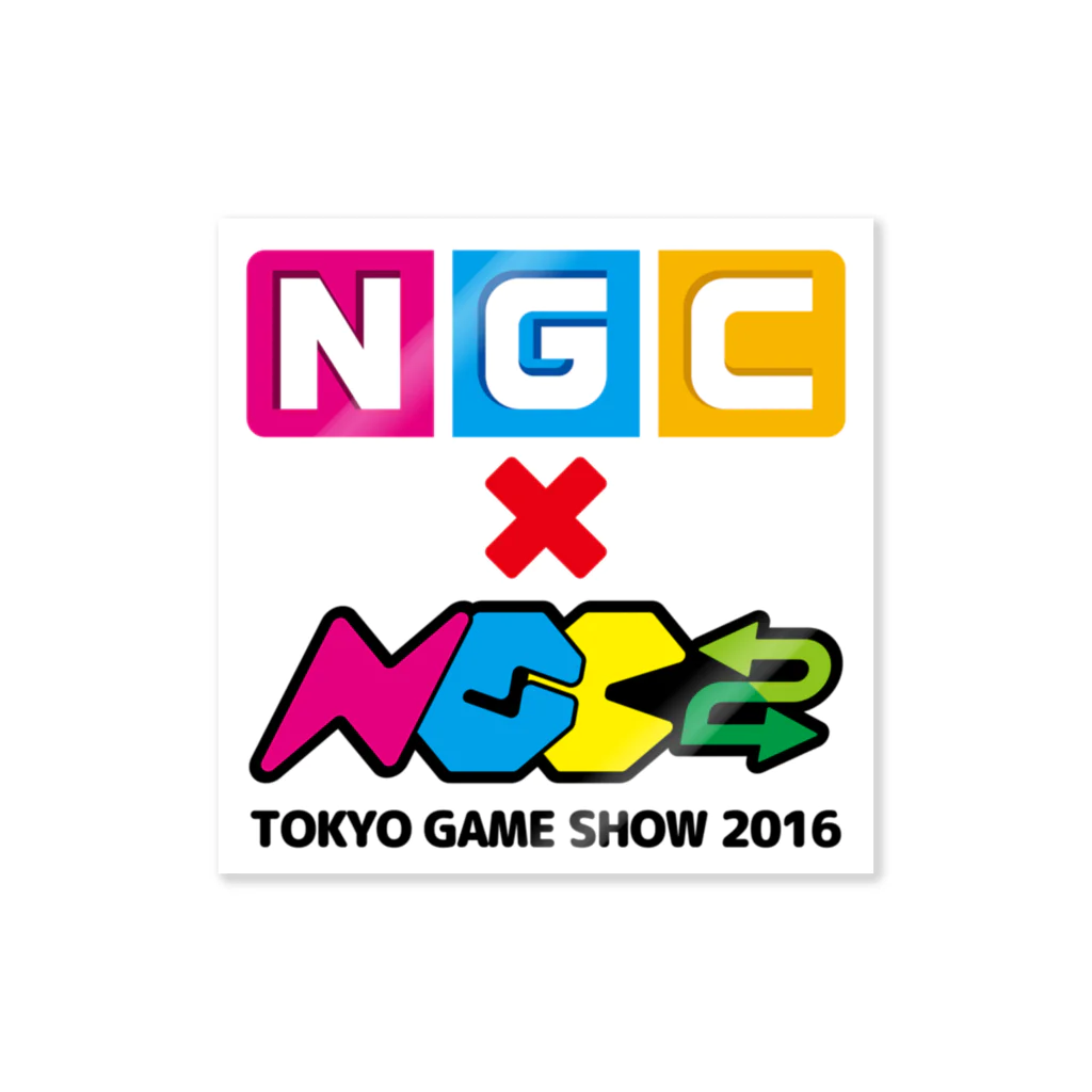 スタジオNGC　オフィシャルショップの『NGC×NGC2』（TGS2016Ver.） ステッカー