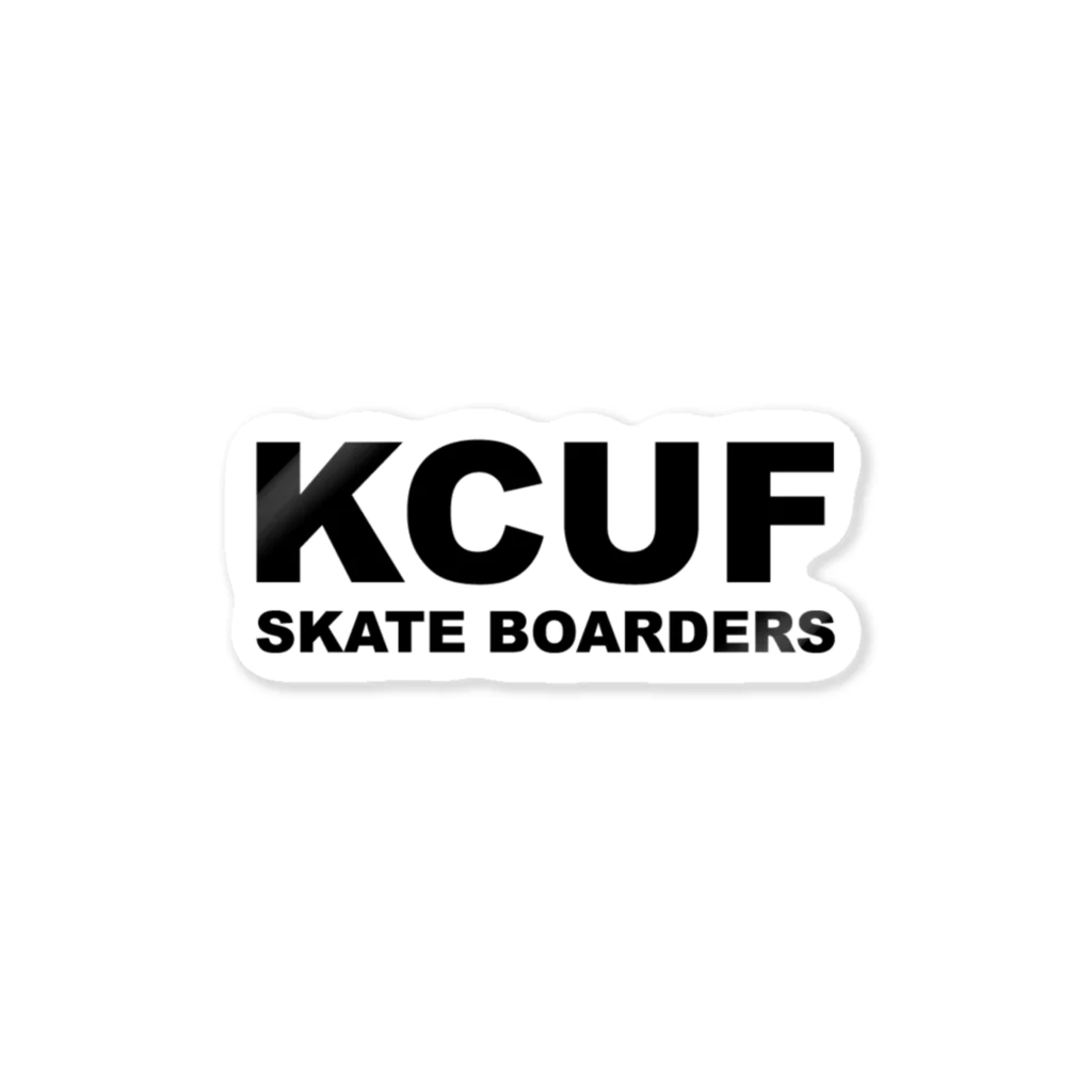 oooxxxのKCUF SKATEBOARDERS ステッカー