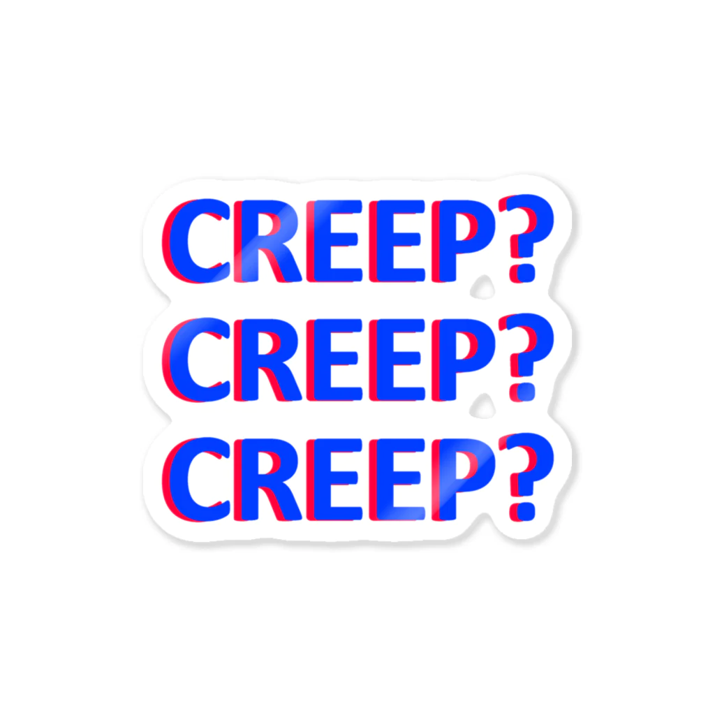 CREEP_CREEPのCREEP? ステッカー