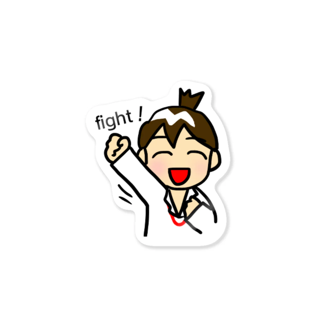 MSWアイコさん商店のfightアイコさん Sticker