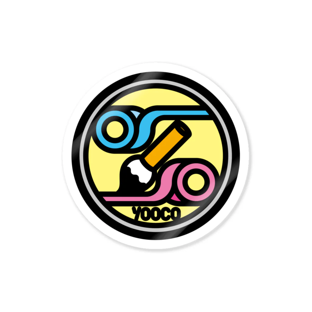 原田専門家のパ紋No.2782 yooco Sticker