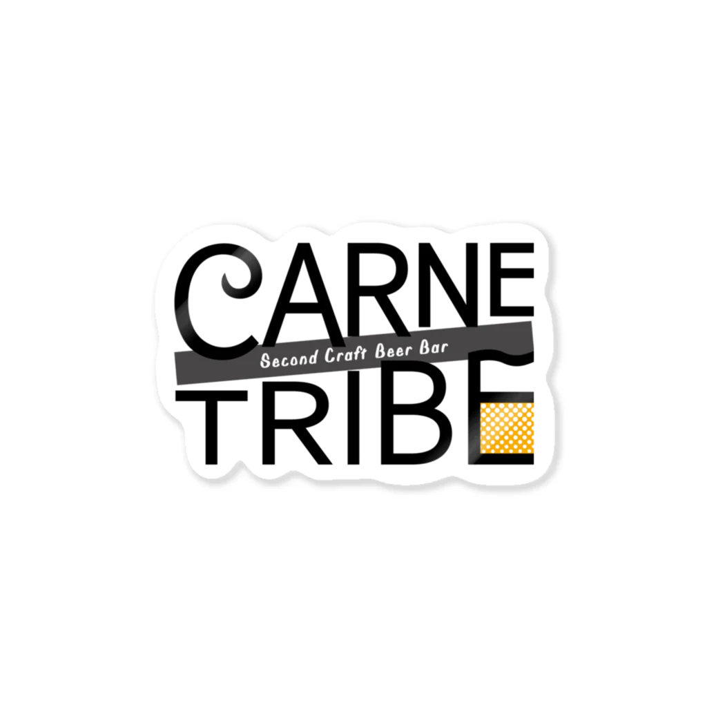 CarneTribe second カルネトライブセカンドクラフトビアバーのCarneTribe ロゴ ステッカー Sticker