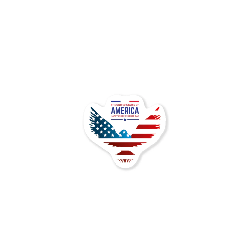 みーぬのUSA EAGLE Sticker