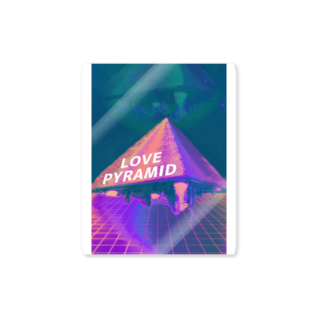 素晴らしき本田の世界のLOVE PYRAMID Sticker