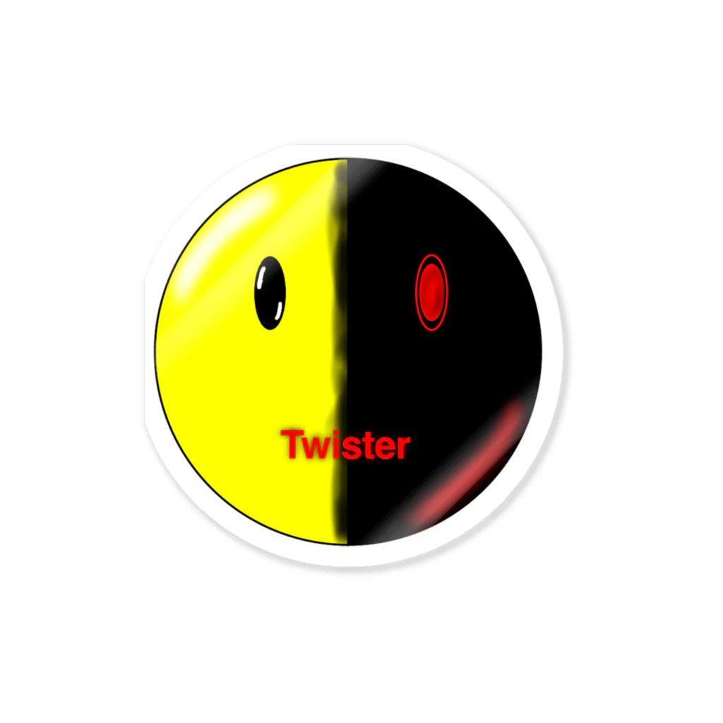 Twisterのベン図  C Sticker