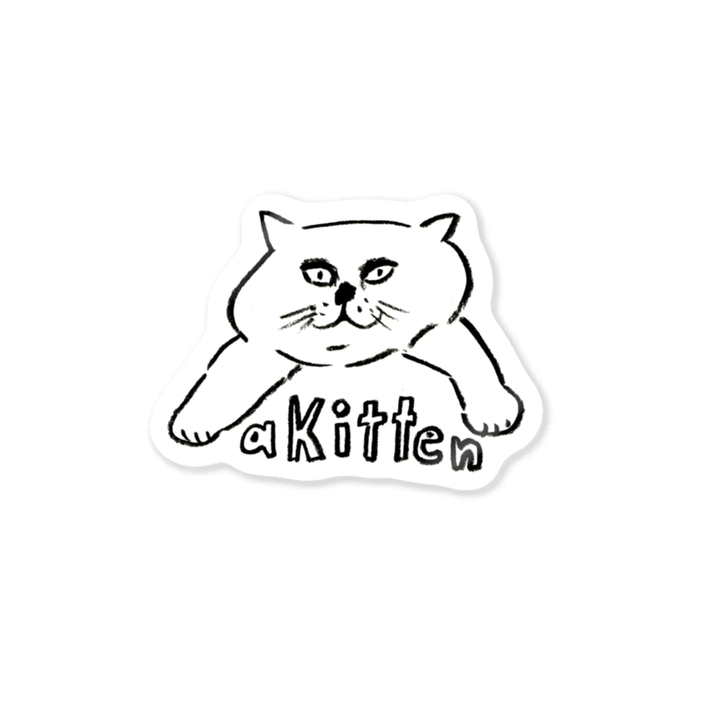 matsuorrrのa kitten cat Sticker