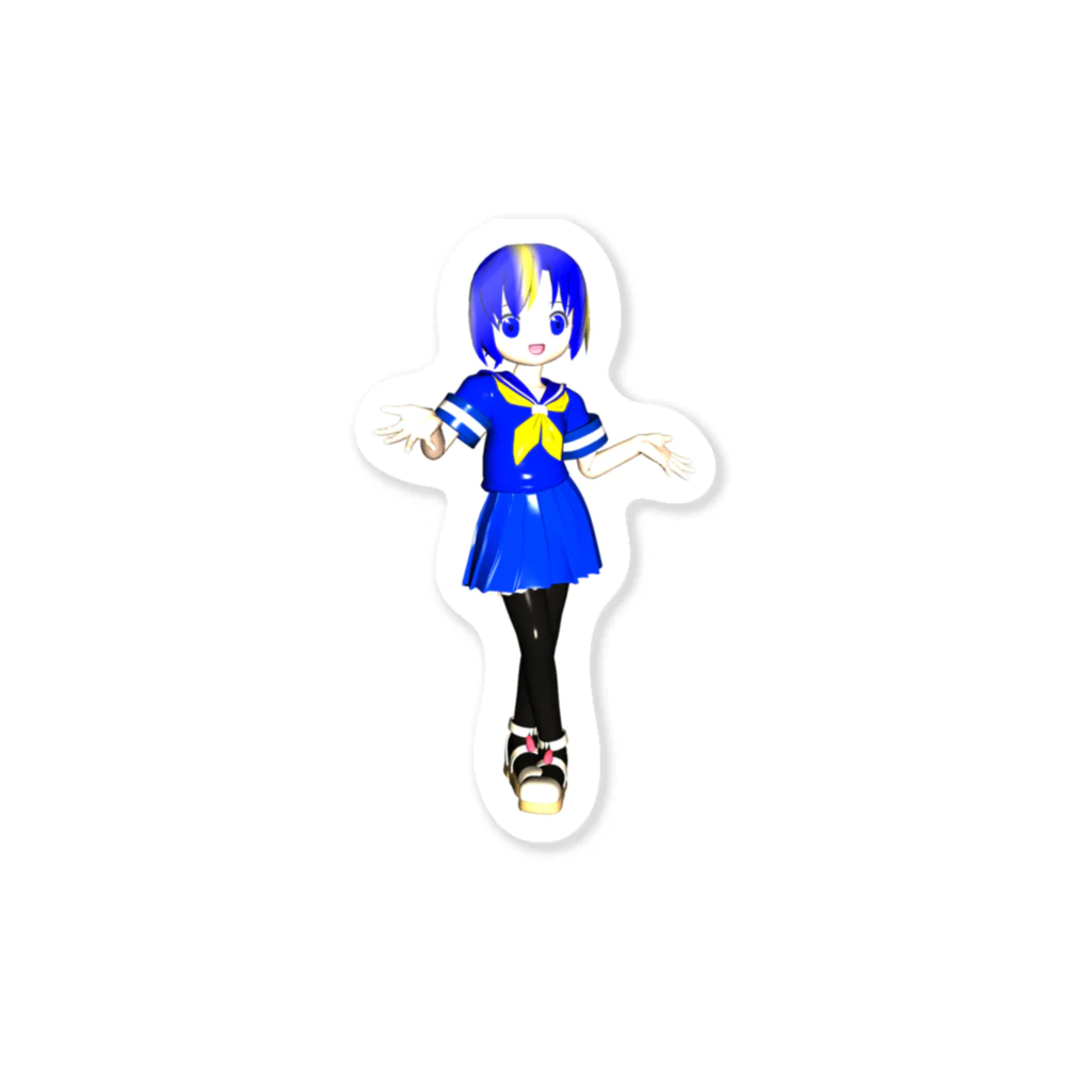 翔英館オンラインショップの翔英館子ちゃん Sticker