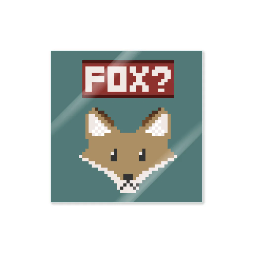 MumeiのFOX？/green Sticker