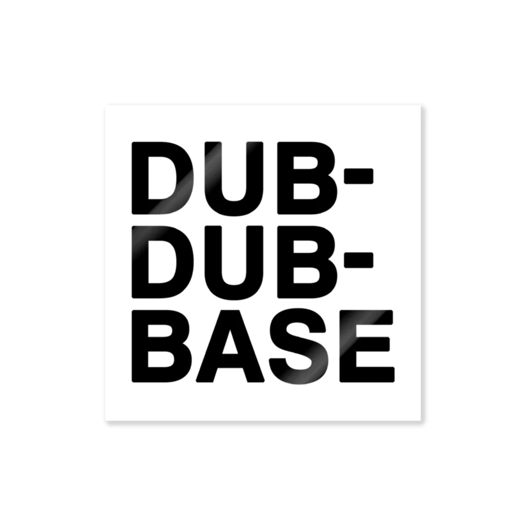 dubdubBASE- Barracksのdubdub-BASE ステッカー