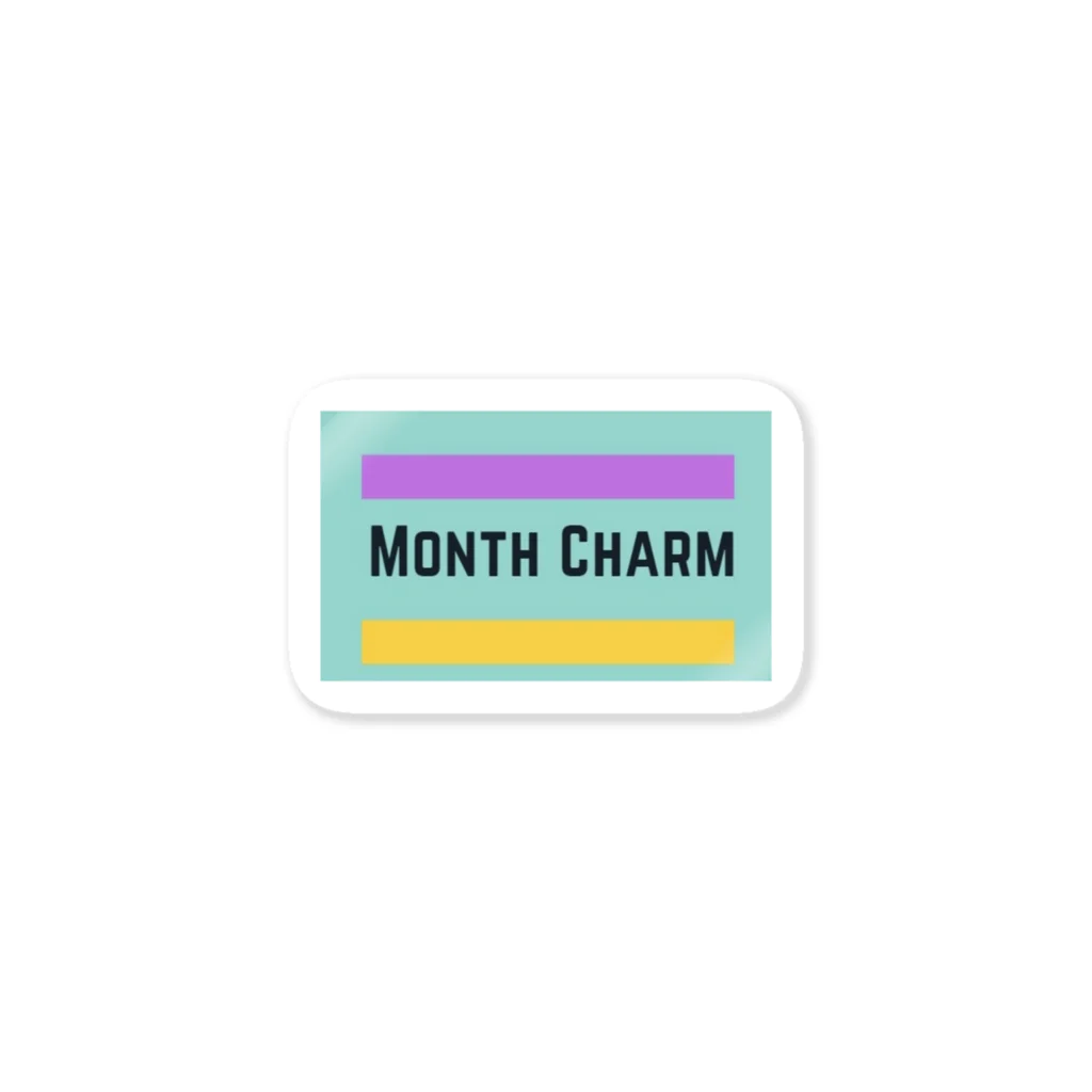 Month_CharmのMonth Charm ブランドロゴ ステッカー ステッカー