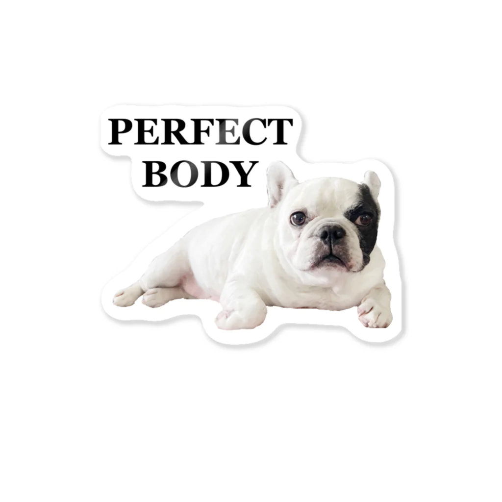 愛犬 コットンのPERFECT BODY ステッカー