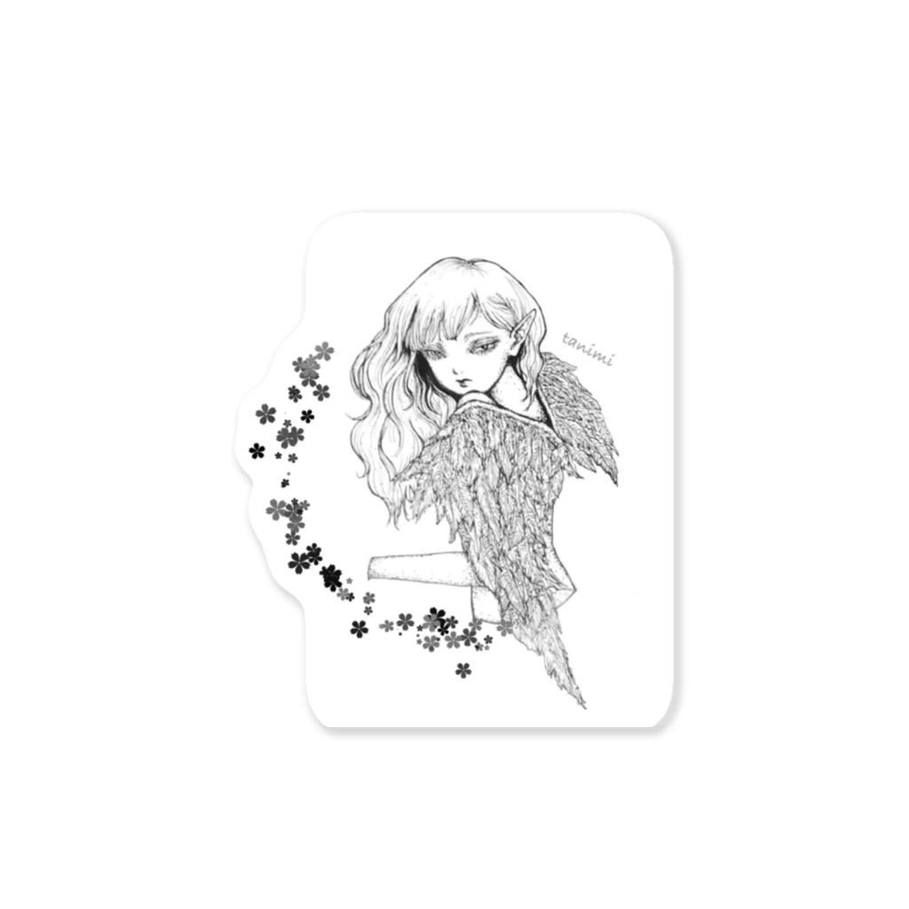 たにみと死の淵の堕天使ちゃん3 Sticker