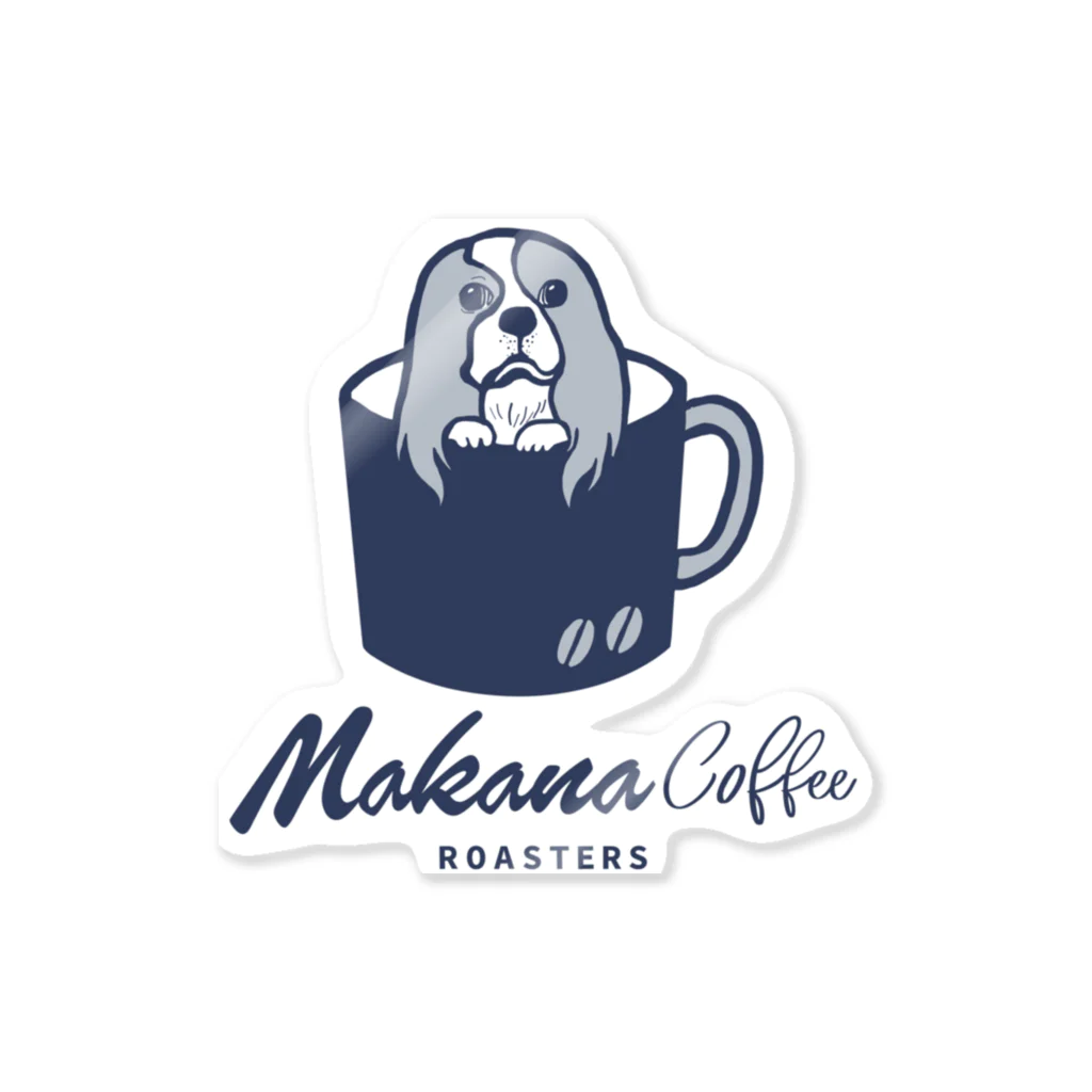 Makana Coffee AWAZAのFuu in coffee cup ステッカー