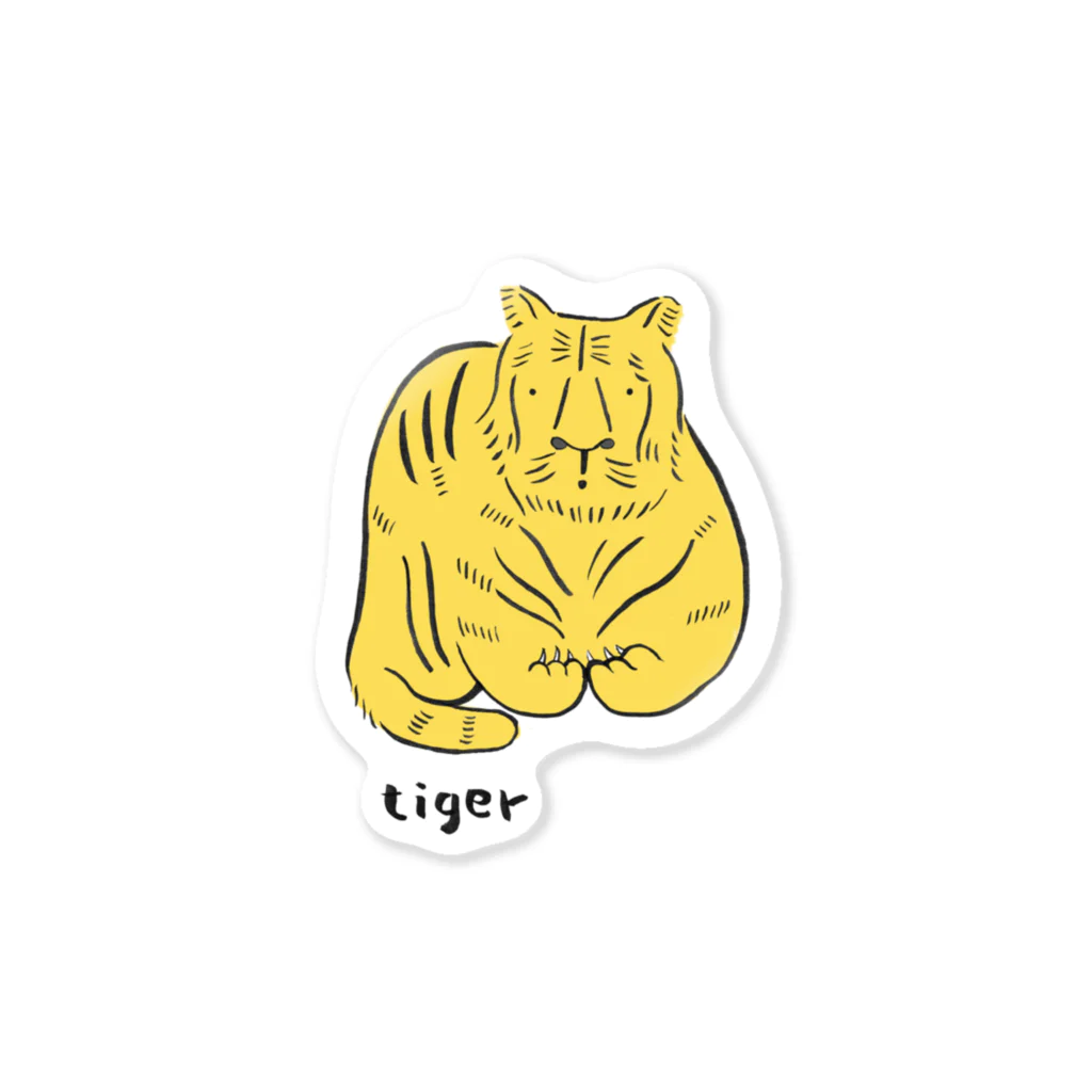 ヤマグチナナコ Yamaguchi Nanakoのtiger sticker Sticker