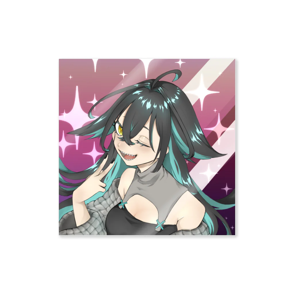 毒嶋 百足の綺麗な毒嶋 Sticker