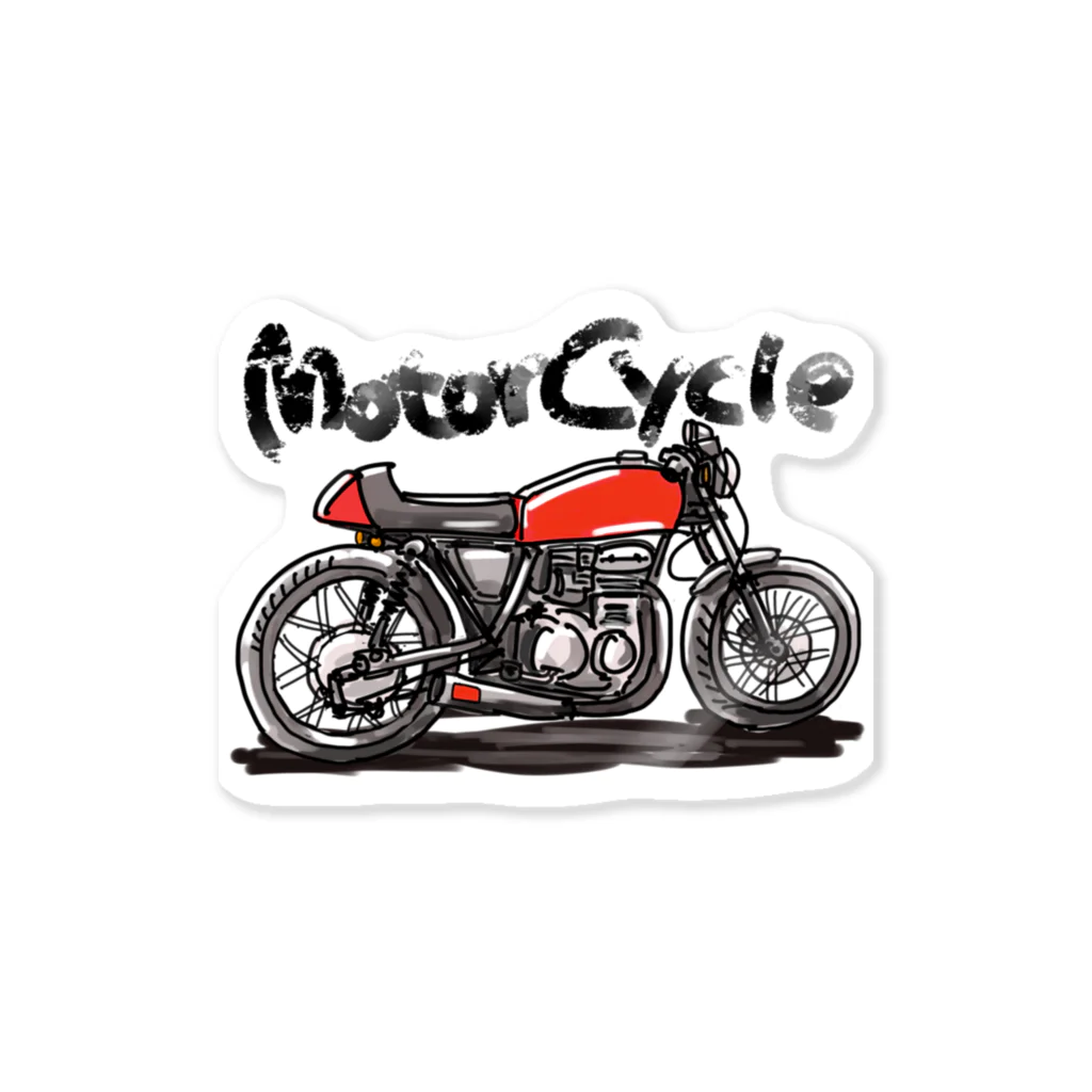 スタジオばんやのバイクジャパニーズスタイル Sticker