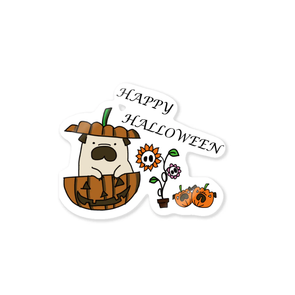 WANS.tokyoのパグハロウィン！ Sticker