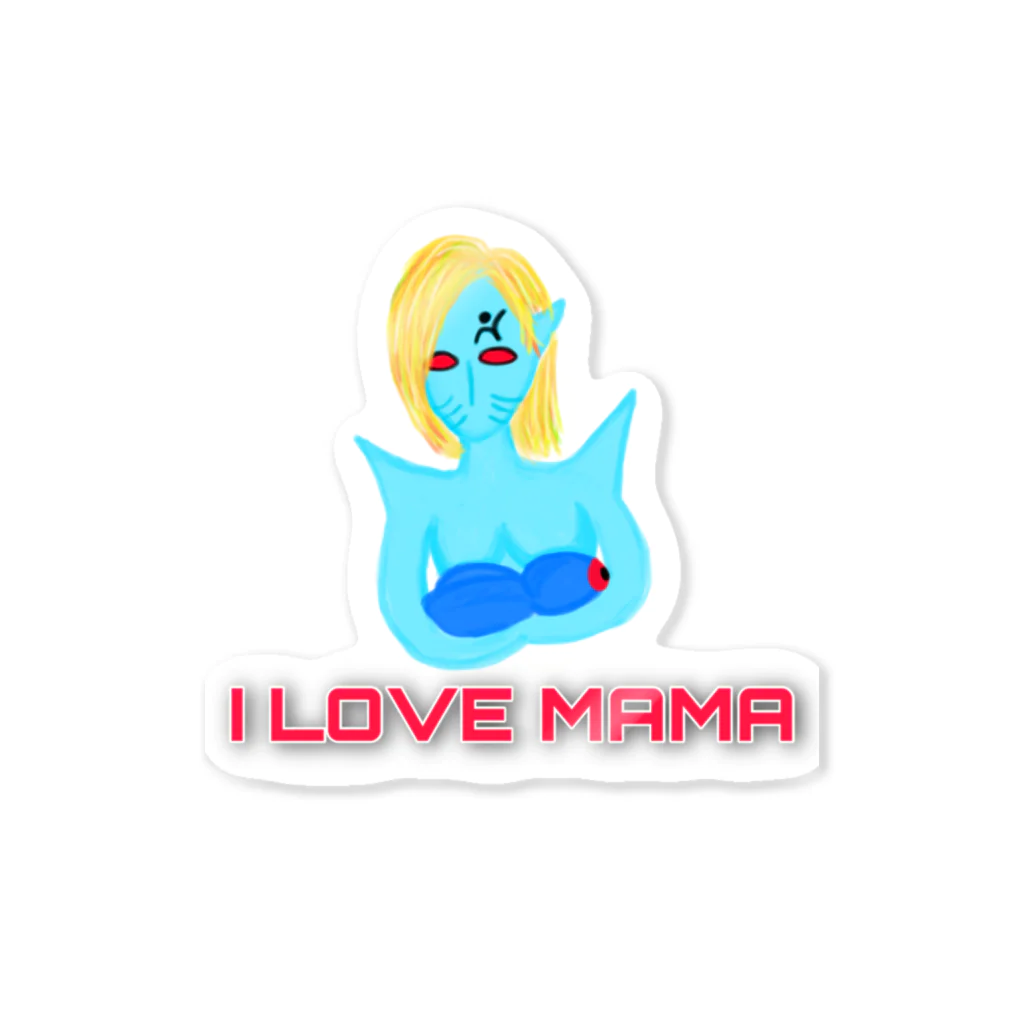 CccJapanのMama ILove U ステッカー