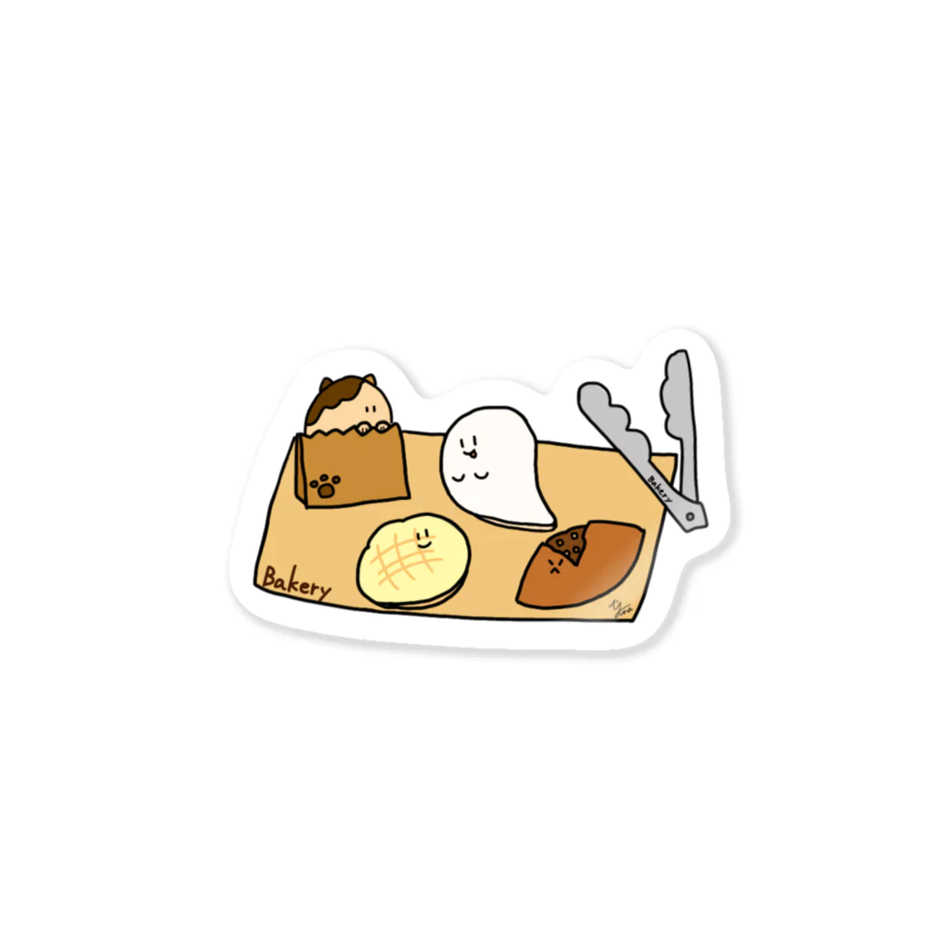 Yu-naの10月のパン屋さん Sticker