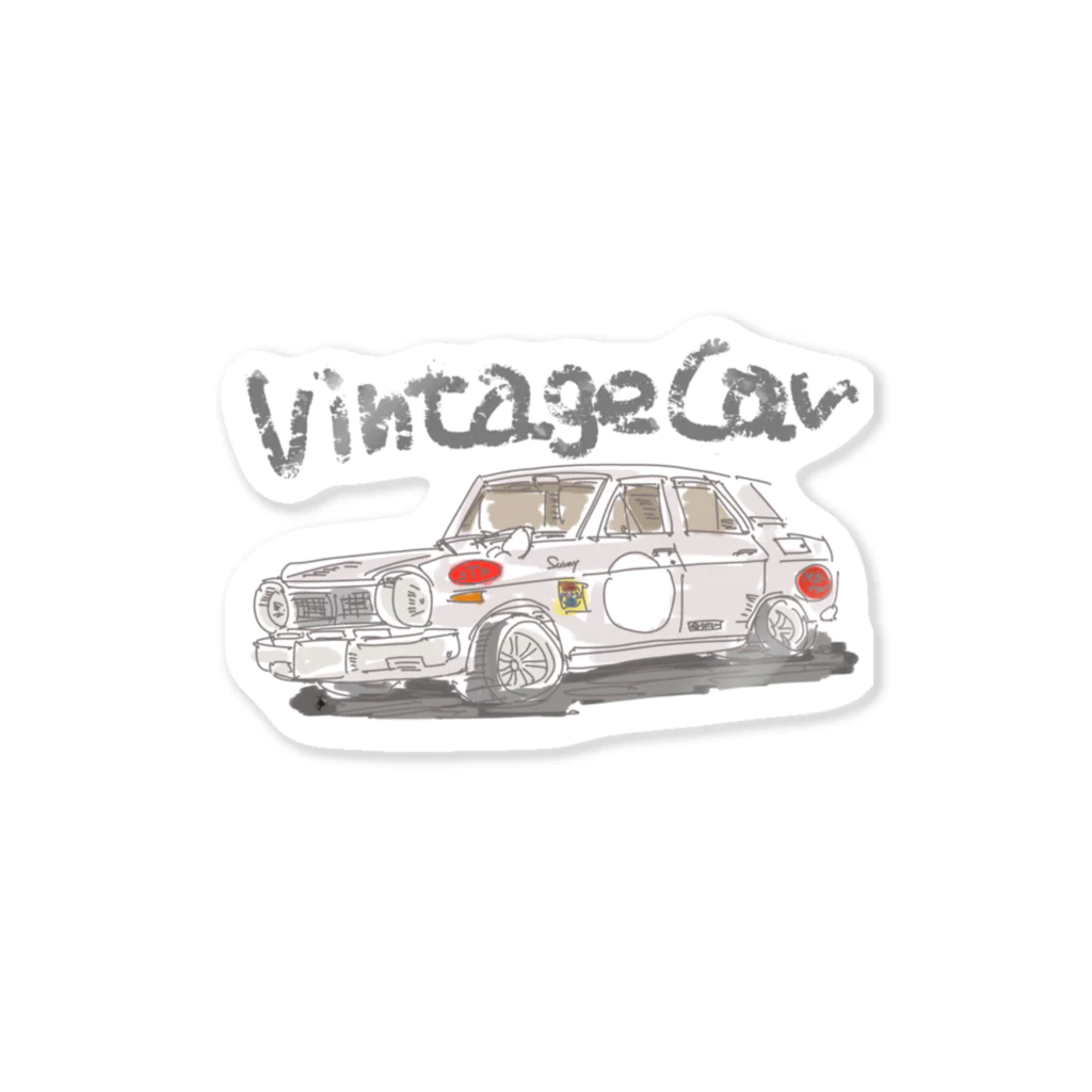 スタジオばんやのビンテージカー Sticker