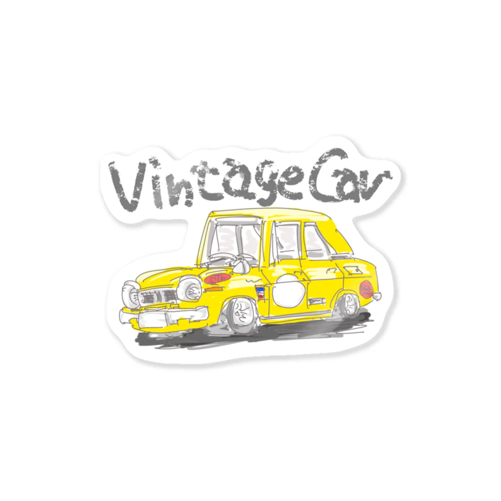 スタジオばんやのビンテージカー Sticker