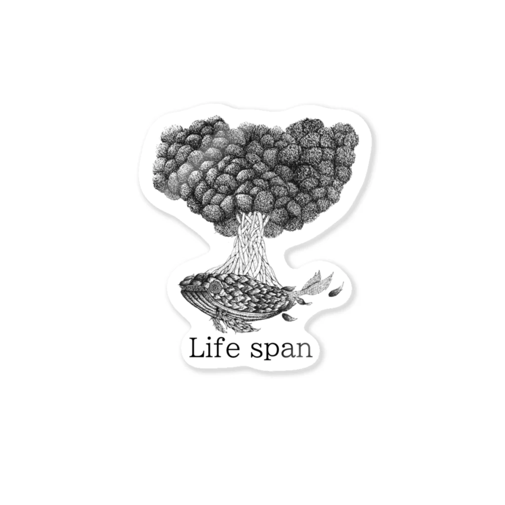 月下凛音　ショップのLife span Sticker