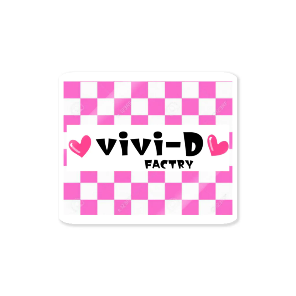 vivi-Dのビビディファクトリータオルハンカチ Sticker
