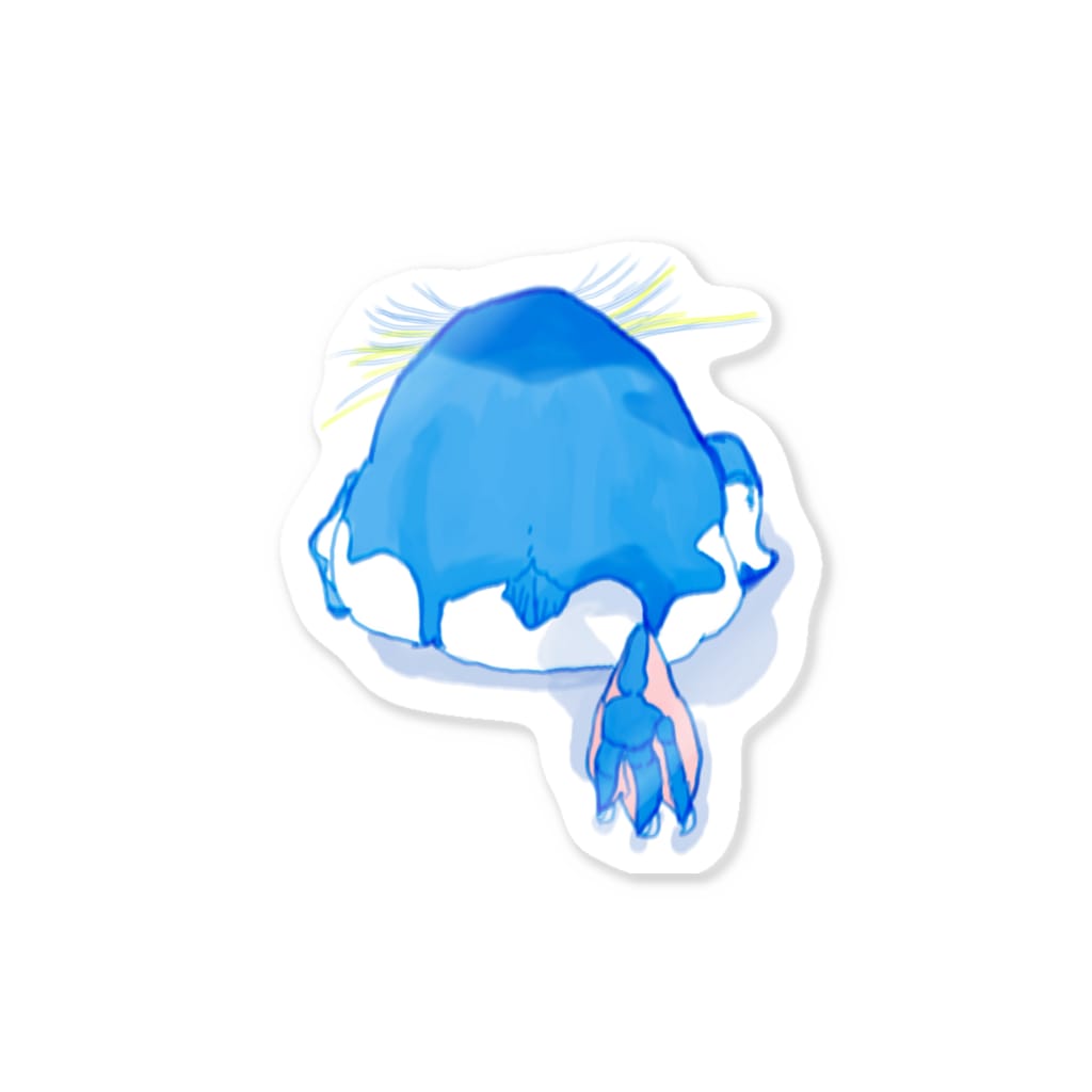 peppe3gouのイワトビペンギンのおしり Sticker