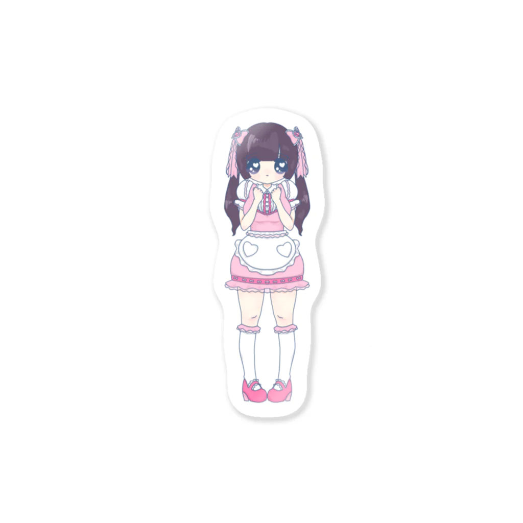 Maid de Familleの三女ちゃん / ステッカー Sticker