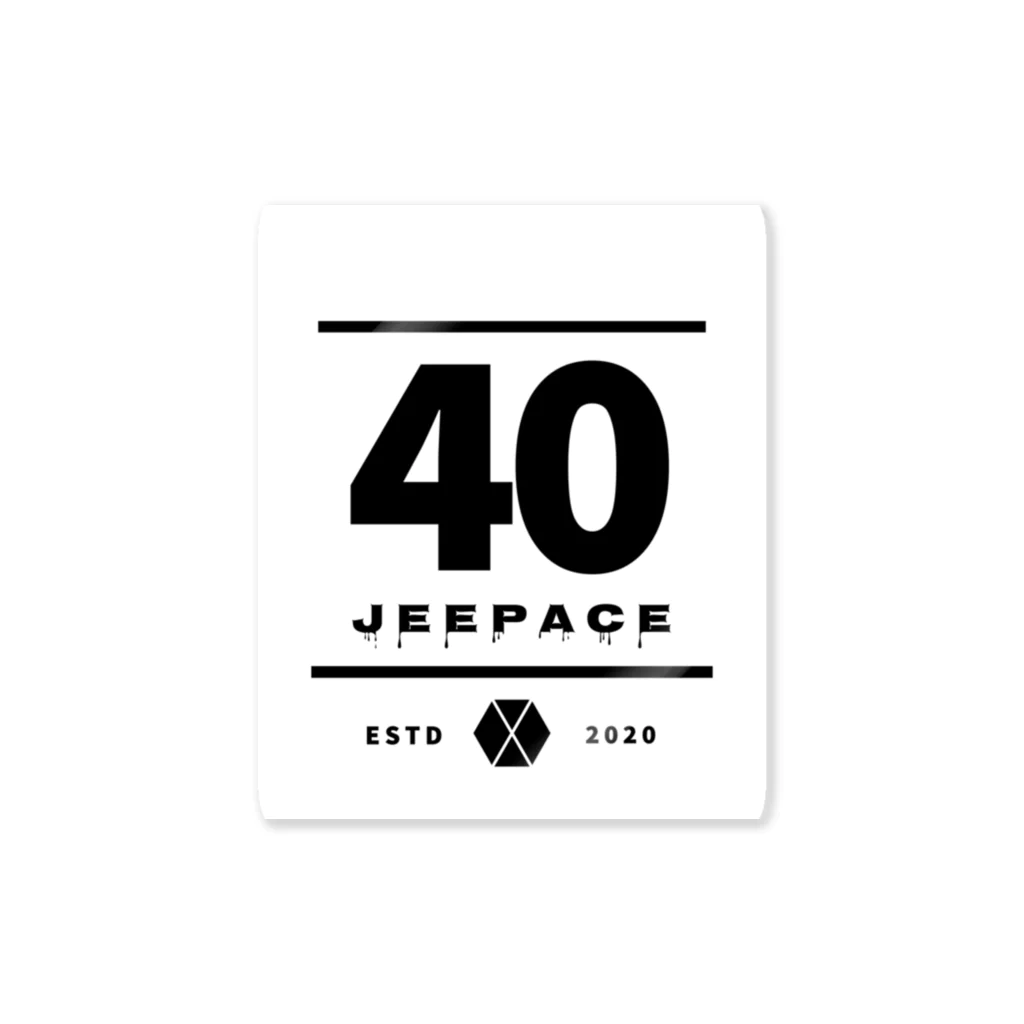 jeepace-40のjeepace-40 ステッカー ステッカー