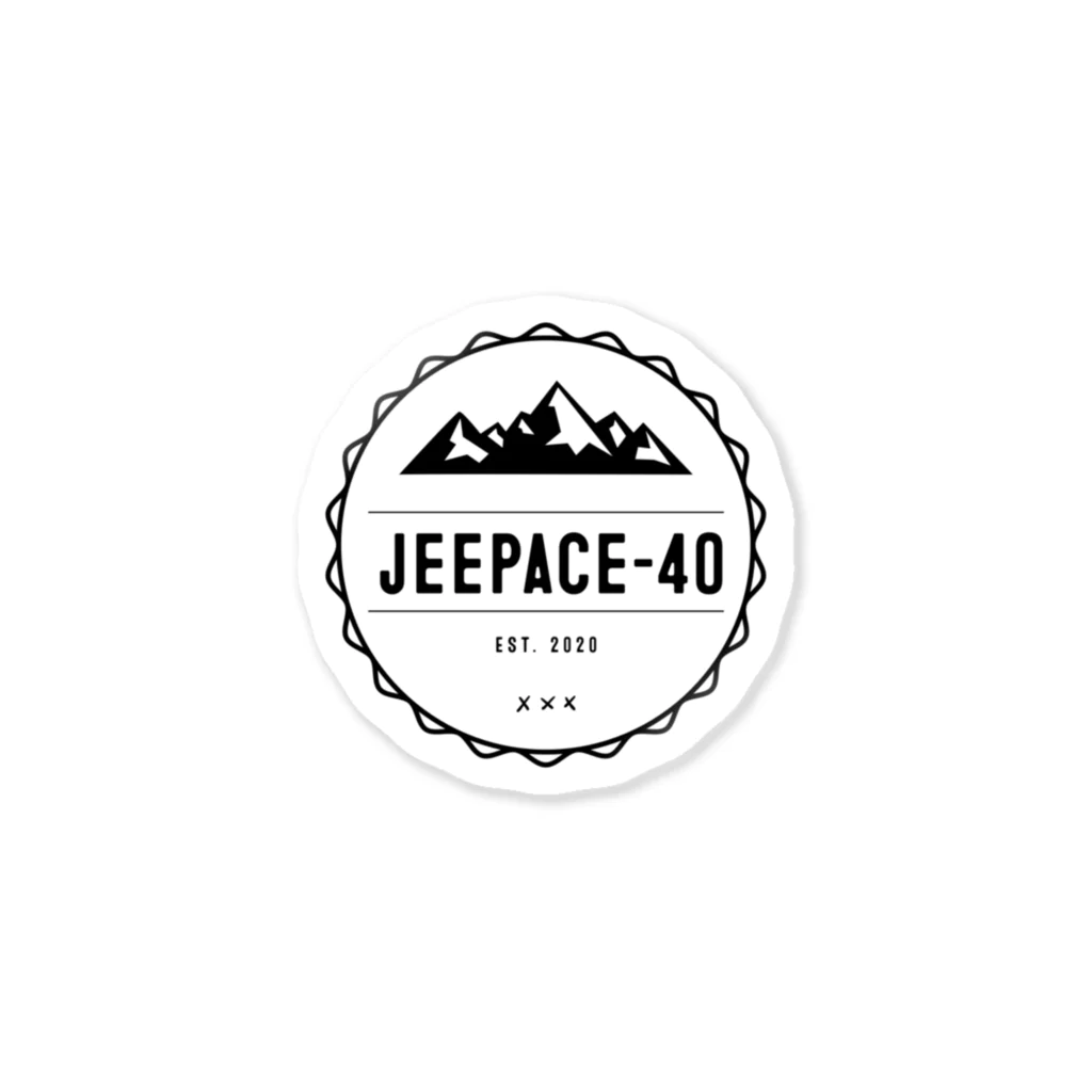 jeepace-40のjeepace-40 ステッカー2 ステッカー